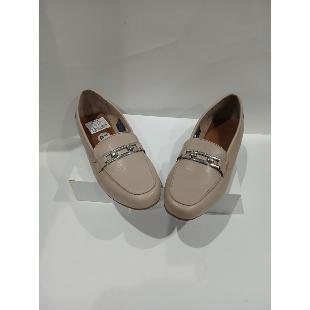 Nautica Beige Loafers Women’s Size 9.5 Slip On Flats Casual Dress Shoes - Picture 4 of 6